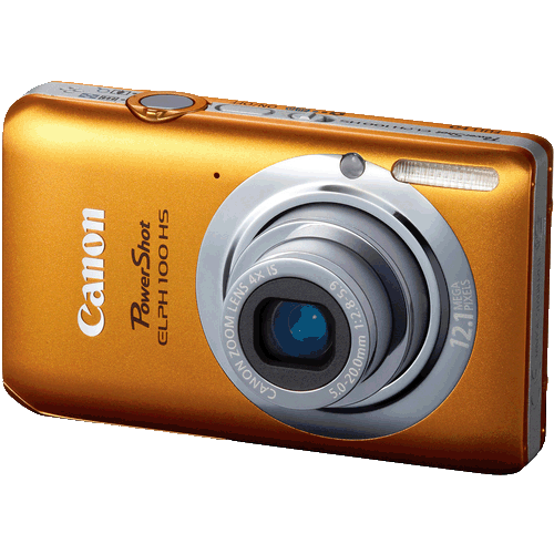 Canon Powershot 100 HS Digital ELPH Camera (Orange)