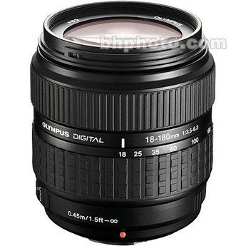 Olympus 18-180mm f/3.5-6.3 ED Zuiko Digital Zoom Lens for Olympus Digital Cameras (Four Thirds System)