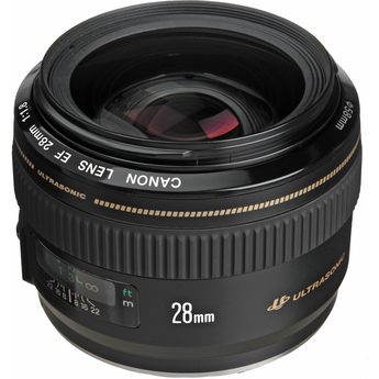 Canon Wide Angle EF 28mm f/1.8 USM Autofocus Lens 