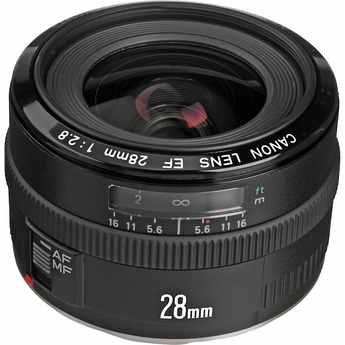 Canon Wide Angle EF 28mm f/2.8 Autofocus Lens