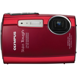 Olympus Stylus Tough 3000 Digital Camera - Red