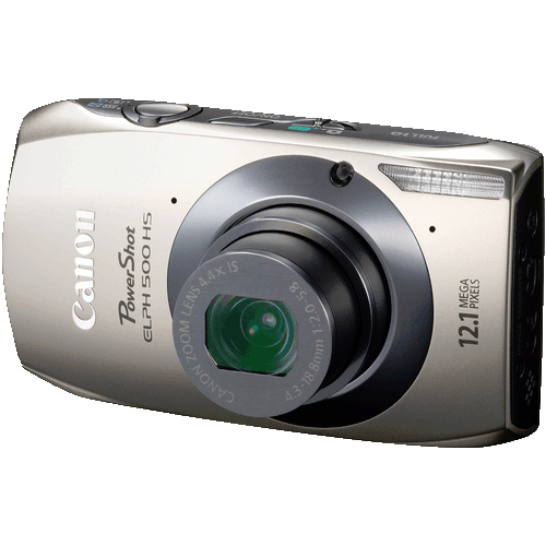 Canon Powershot 500 HS Digital ELPH Camera (Silver)