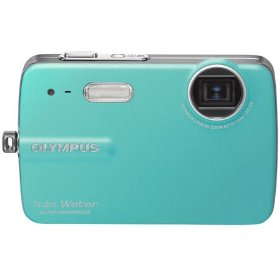 Olympus Stylus 550 WP 10MP Waterproof Digital Camera with 3x Optical Zoom and 2.5-Inch LCD (Teal)