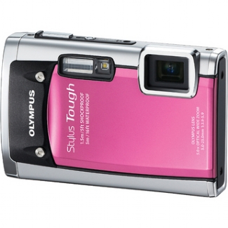 Olympus Stylus Tough 6020 14.0 Megapixel Digital Camera - Pink 