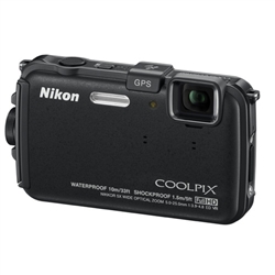 Nikon CoolPix AW100 Digital Camera - Black