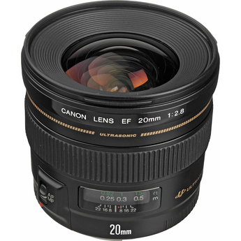 Canon Super Wide Angle EF 20mm f/2.8 USM Autofocus Lens