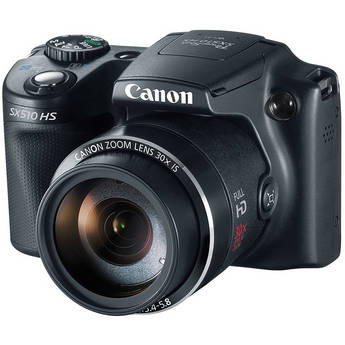 Canon Power Shot SX510 HS Point-and-Shoot Camera 