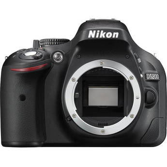  Nikon D5200 Digital SLR Camera (Body Only, Black) 