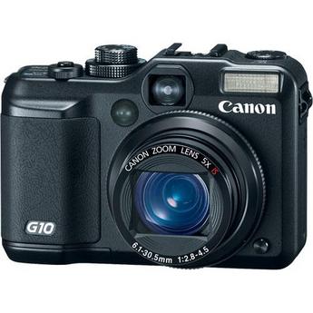 Canon PowerShot G10 Digital Camera (Black)