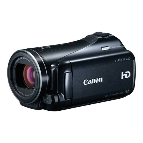 Canon VIXIA HF-M40 HD Camcorder - Black 