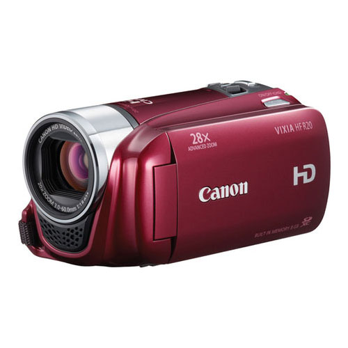 Canon VIXIA HF-R20 Flash Memory HD Camcorder - RED