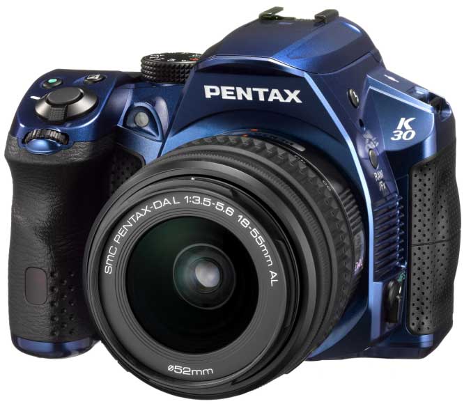 Pentax K-30 Digital Camera (Body Only) (Crystal Blue)