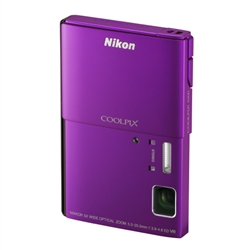 Nikon CoolPix S100 Digital Camera - Purple