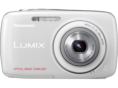 Panasonic DMC-S3R - Lumix Digital Camera - White 