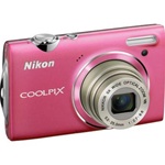 Nikon Coolpix S5100, 12.2 Megapixel, 5x Wide Optical Zoom Lens, 720p HD Video, Digital Camera - Pink
