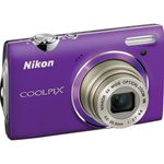 Nikon Coolpix S5100, 12.2 Megapixel, 5x Wide Optical Zoom Lens, 720p HD Video, Digital Camera - Purple 