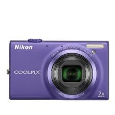 Nikon Coolpix S6100 Digital Camera with 16 Megapixels, 7x Wide Angle Optical Zoom - Purple