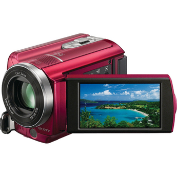 Sony DCRSR68, 80GB Hard Disc Drive Handycam Camcorder (Red)