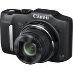 Canon PowerShot SX160 IS Digital Camera, 16x Optical Zoom - Black