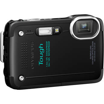  Olympus TG-630 iHS Digital Camera (Black) 