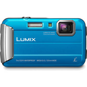  Panasonic Lumix DMC-TS25 Digital Camera (Blue) 