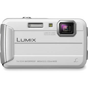  Panasonic Lumix DMC-TS25 Digital Camera (White) 