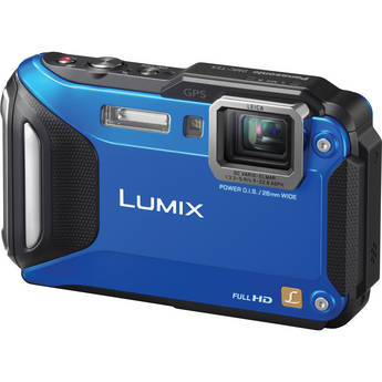  Panasonic Lumix DMC-TS5 Digital Camera (Blue) 