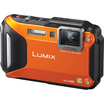  Panasonic Lumix DMC-TS5 Digital Camera (Orange) 
