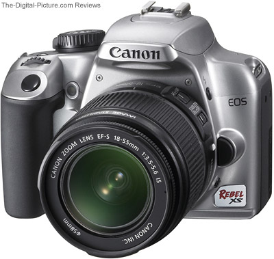 Canon EOS Rebel XS (a.k.a. 1000D) SLR Digital Camera Kit (Silver) with 18-55mm IS Lens