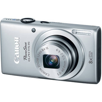 Canon PowerShot ELPH 115 IS Digital Camera (Silver) 