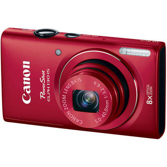  Canon PowerShot ELPH 130 IS (Red) 