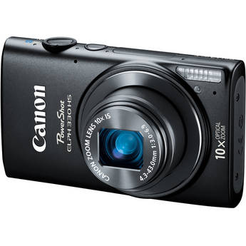  Canon PowerShot ELPH 330 HS Digital Camera (Black) 