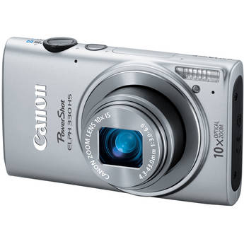  Canon PowerShot ELPH 330 HS Digital Camera (Silver) 