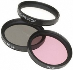 46mm Superior High Quality High Resolution Pro High Definition Multi Coated 3 Piece Filter Kit