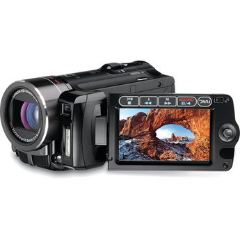 Canon VIXIA HF-10 AVCHD 16GB Dual Flash Memory/SDHC Memory HD Camcorder 