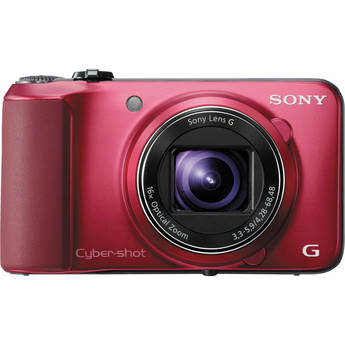 Sony Cyber-shot DSC-HX10V Digital Camera (Red)