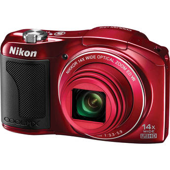  Nikon COOLPIX L610 Digital Camera (Red)