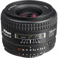 Nikon Wide Angle AF Nikkor 35mm f/2.0D Autofocus Lens