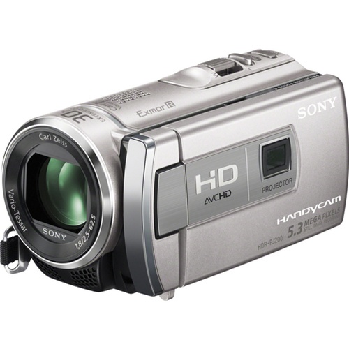 Sony HDR-PJ200 High Definition Handycam Camcorder (Silver)