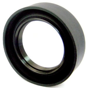 58mm Soft Rubber Lens Hood (Black)