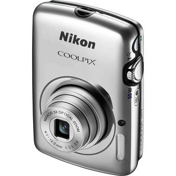 Nikon COOLPIX S01 Digital Camera (Silver)