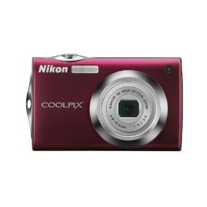 Nikon Coolpix S4000 12 MP Digital Camera Touch-Panel LCD (Red)