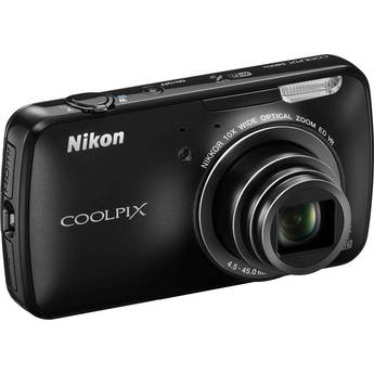 Nikon COOLPIX S800c Digital Camera (Black)