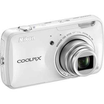 Nikon COOLPIX S800c Digital Camera (White)