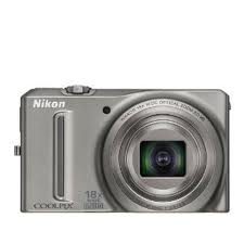 Nikon Coolpix S9100 Digital Camera with 12.1 Megapixels, 18x Optical Zoom - Silver
