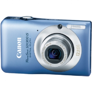 Canon PowerShot SD1300-IS, 12.1 Megapixel, 4x Optical/4x Digital Zoom, Digital Camera (Blue)