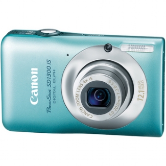 Canon PowerShot SD1300-IS, 12.1 Megapixel, 4x Optical/4x Digital Zoom, Digital Camera (Green)