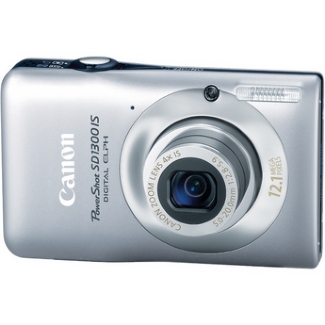 Canon PowerShot SD1300-IS, 12.1 Megapixel, 4x Optical/4x Digital Zoom, Digital Camera (Silver)