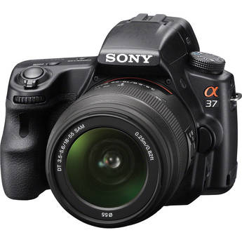  Sony Alpha SLT-A37 Digital Camera with 18-55mm Zoom Lens