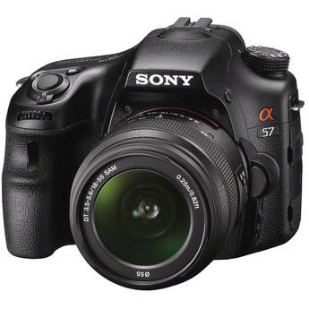 Sony Alpha SLT-A57 SLR Digital Camera with 18-55mm Lens